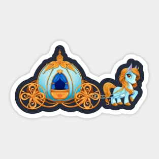 Cinderella Carriage Sticker